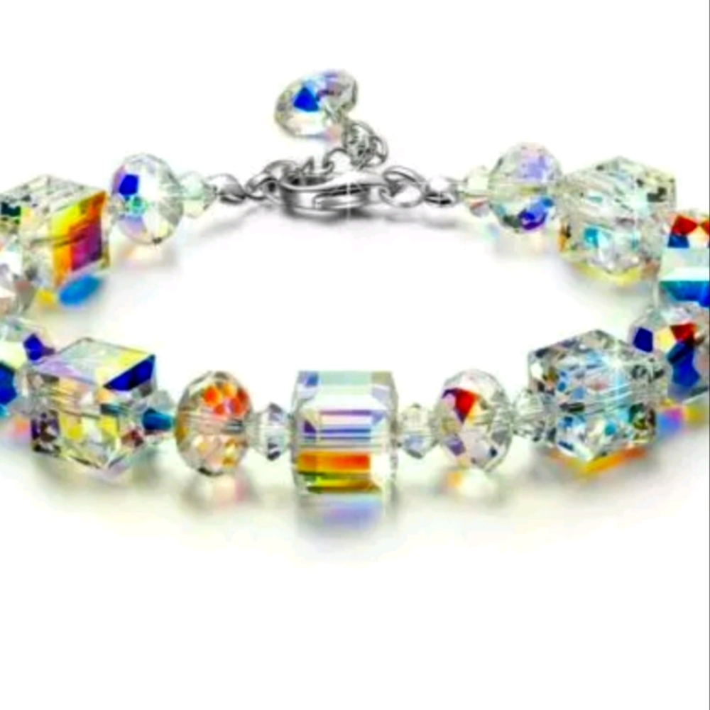 🟡Gorgeous Aurora Austria Bracelet with crystals - Adjustable